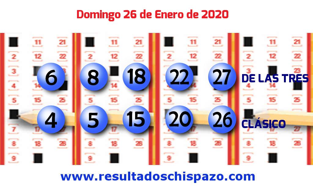 Chispazo Del Domingo 26 De Enero De 2020 Comprueba Tu Premio